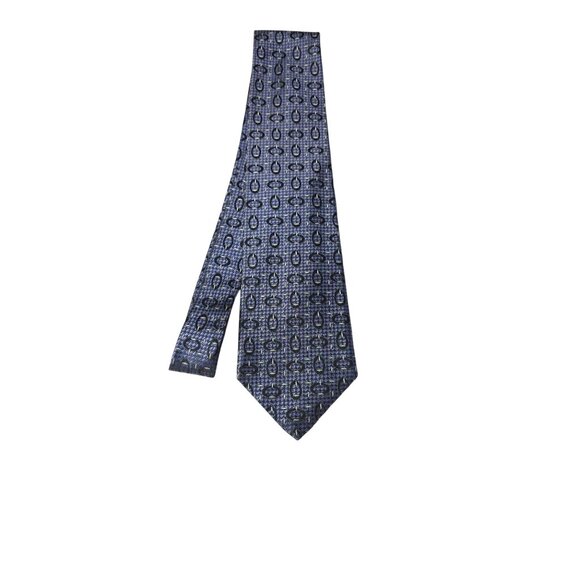 Robert Talbot Studio Men's Patterned Silk Tie - Picture 5 of 7